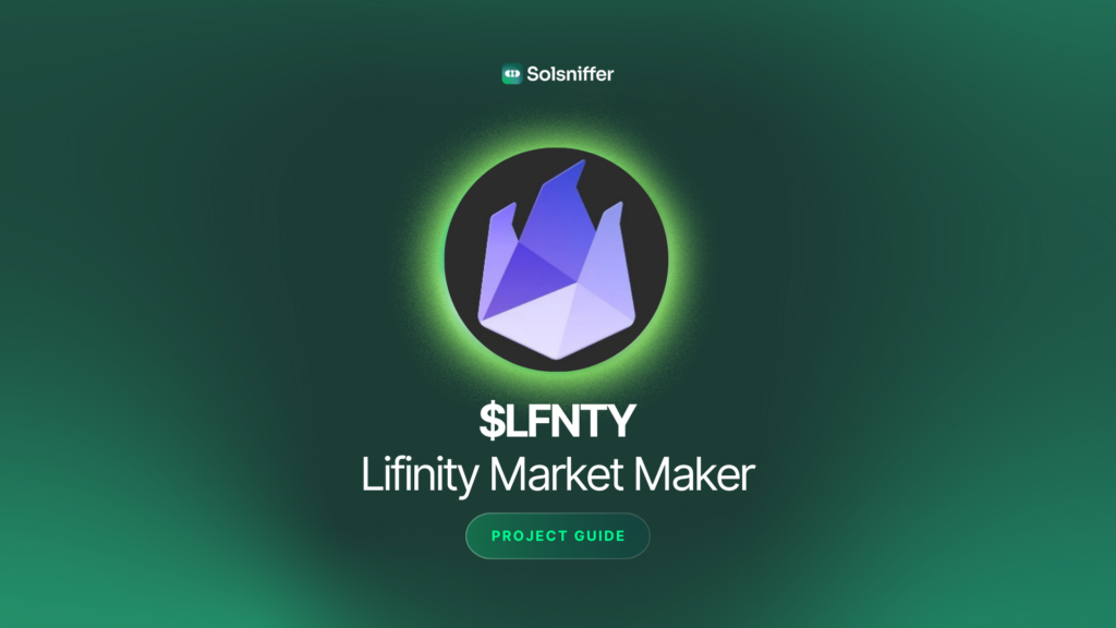 LIFINITY MARKET MAKER $LFNTY CRYPTO PROJECT